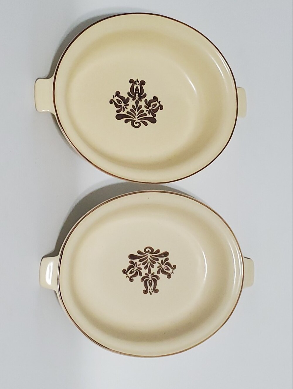 2 Pfaltzgraff Village Casserole Dishes with Handles